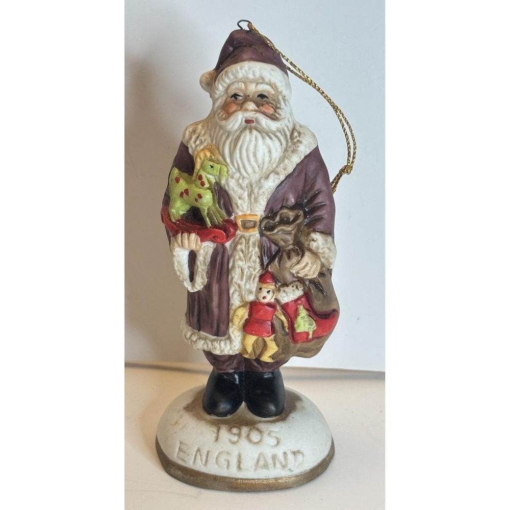 Old World 1905 England Santa Collection Porcelain Figurine 5'' Christmas